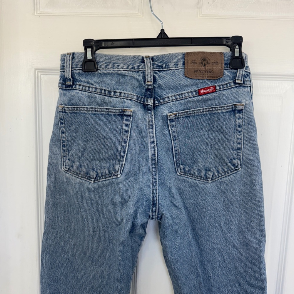 Vintage Wrangler Womens Straight Leg Jeans Classic‎ Cotton Denim 29x32